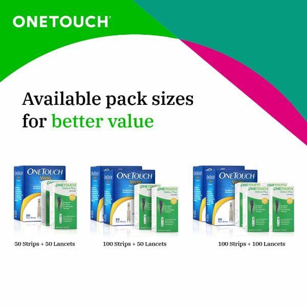OneTouch Delica Plus Lancing Device + 25's Free Lancets - Blood Glucose Monitors/Strips