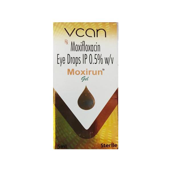 MOXIRUN Gel Eye Drops 5ml - Eye Infections-Eaa