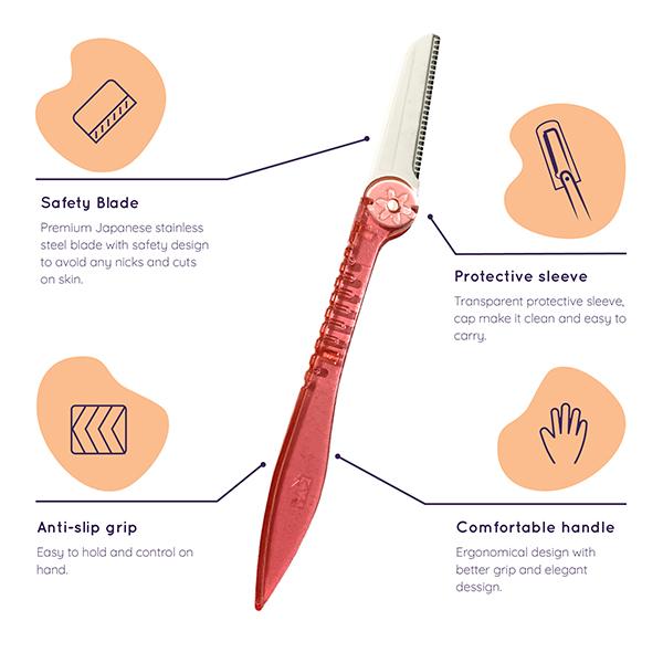 Sanfe Foldable Pretty Face Razor 3's - Shaving & Hair Removal