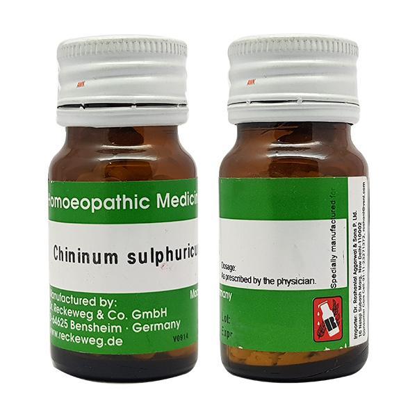 Dr. Reckeweg Chininum Sulphuricum 3X Tablet 20 gm - Triturations (Homeo Tablets)