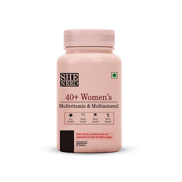 Netmeds | She Need 40+ Women's Multivitamins & Multiminerals Tablet 60's