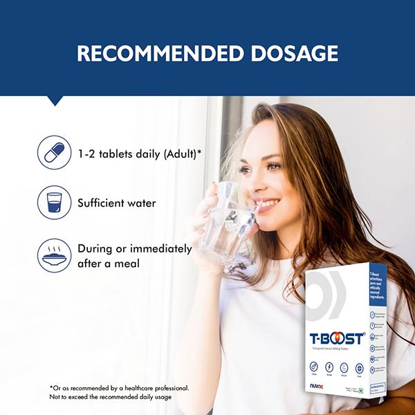 Nuvox T Boost Fenugreek 400mg Sugar Free Tablet 30's - Herbal Dietary Supplement