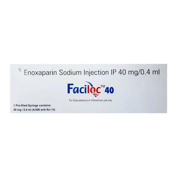 Faciloc 40mg Injection 0.4ml - Blood Clot-Ant