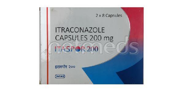 Itaspor 200mg Capsule 8'S - Fungal Infections-Anf