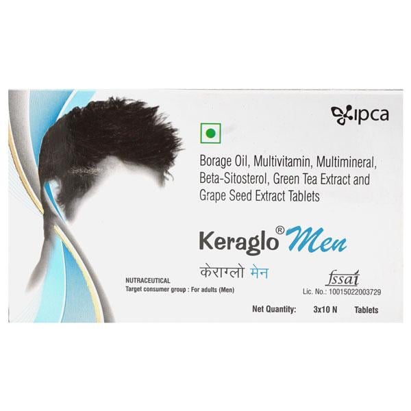 Keraglo Men Tablet 10'S - Supplements-Vam