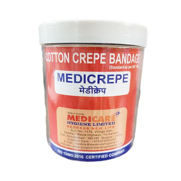 Medica Medicrepe Cotton Crepe Bandage (6 cm x 4 mtr) - Bandages