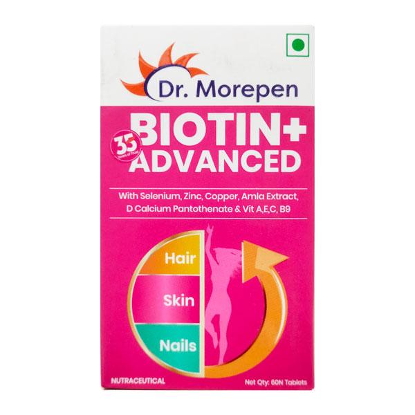 Netmeds | Dr. Morepen Biotin+ Advanced Tablet 60's