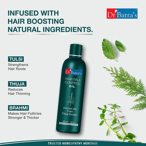 Dr Batra's Hairfall Control Oil 200 ml - Hair Oils