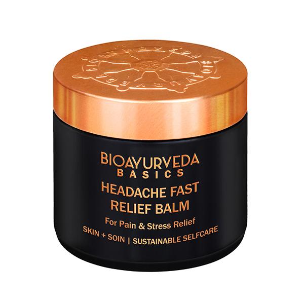 Bioayurveda Basics Headache Fast Relief Balm 120 gm - Balm/Ointments