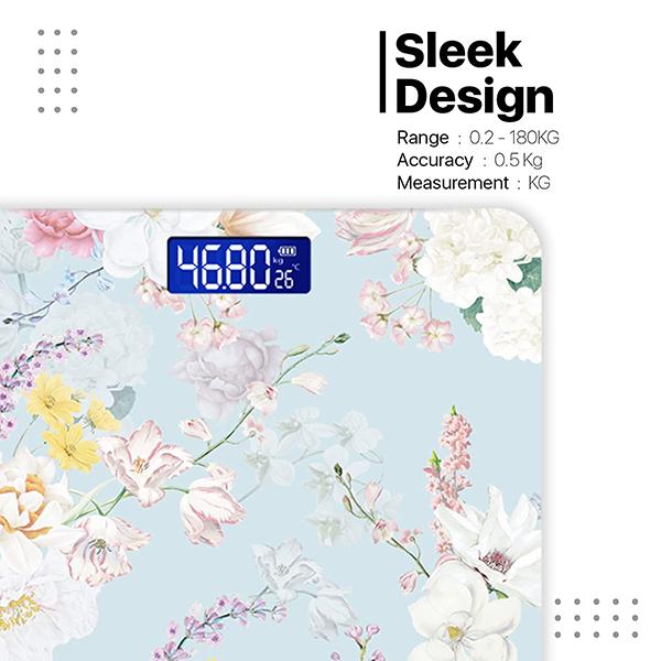 Vandelay Spirit Series Body Weighing Scale - Sweet Blossom - Weighing Scale