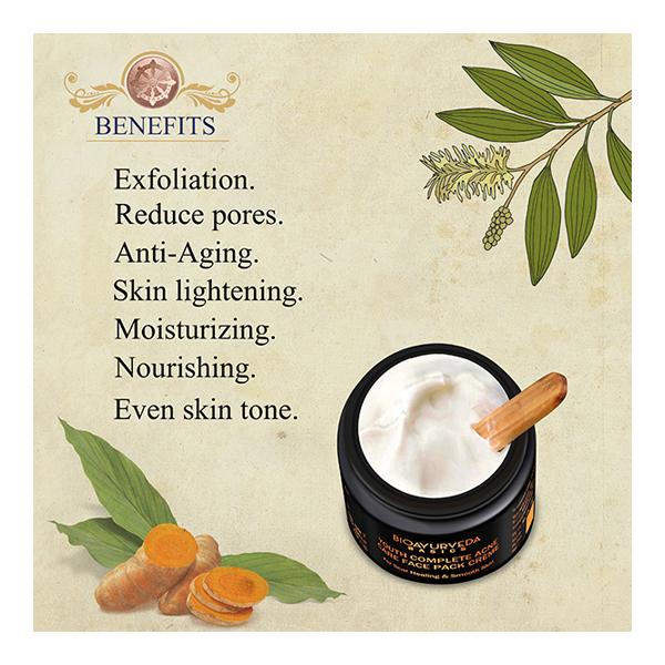 Bioayurveda Basics Youth Complete Acne Care Face Pack Creme 60 gm - Face Packs