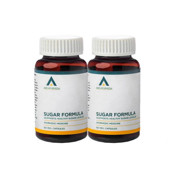 Netmeds | Age Ayurveda Sugar Formula Veg. Capsule (Pack of 2 x 60's)