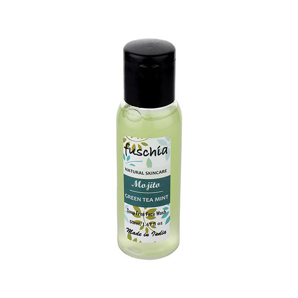 Fuschia Soap Free Face Wash - Mojito Green Tea Mint 50 ml - Face Wash & Cleansers