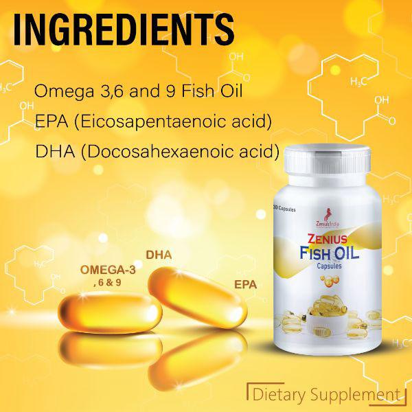 Zenius Fish Oil Capsule 30's - Health Products