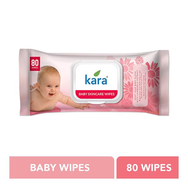 Kara Baby Skincare Wipes 80's - Baby Skin Care