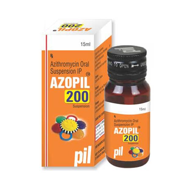 AZOPIL 200 Suspension 15ml - Bacterial Infections-Mac