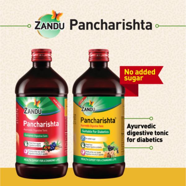 Zandu Pancharishta Digestive Tonic (For Diabetics) 650 ml - Digestive Care