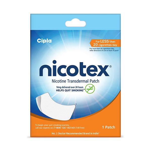 Nicotex Nicotine Transdermal 14 mg Patch - Nicotine Gums/Lozenges