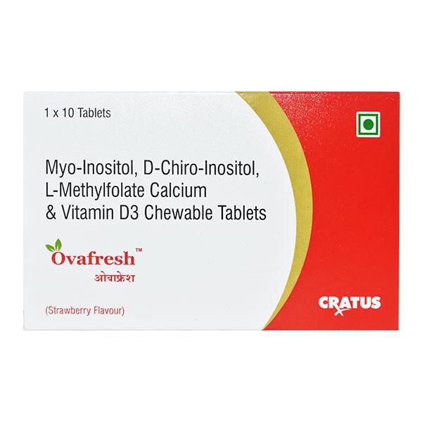 OVAFRESH STRAWBERRY FLAVOUR Chewable Tablet 10's - Supplements-Vam