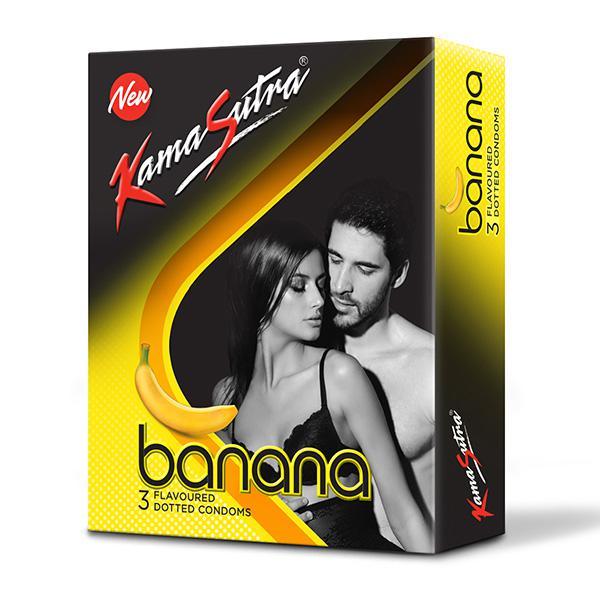 Netmeds | Kamasutra Condoms - Banana 3's