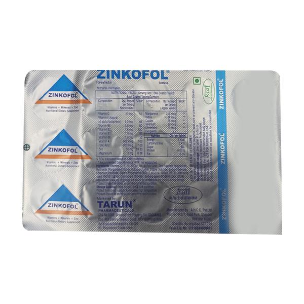 ZINKOFOL Tablet 15's - Supplements-Vam