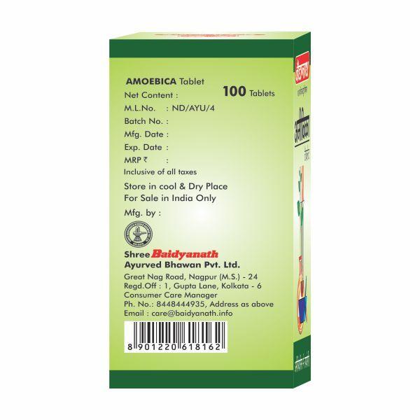Baidyanath Amoebica Tablet 100's - Digestive Care