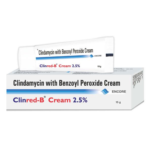 CLINRED B 2.5% Cream 15gm - Acne-Acn