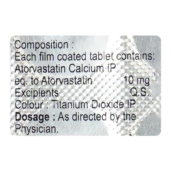 Zylip 10Mg Tablet 10's - High Cholesterol-Dys