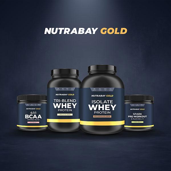 Nutrabay Gold Spark Pre-Workout Energy Powder - Fruit Punch 250 gm - Workout Essentials