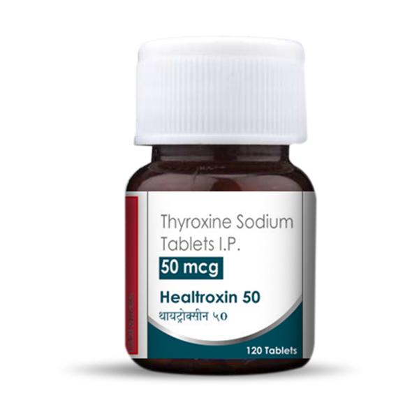 HEALTROXIN 50mcg Tablet 120's - Hypothyroidism