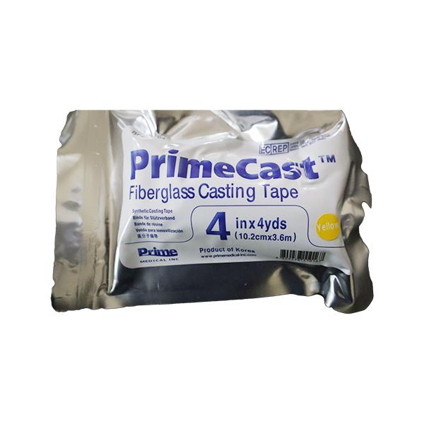 Primecast Fibreglass Casting Tape (10.2 cm x 3.6 mtr) - Yellow - Tapes & Films