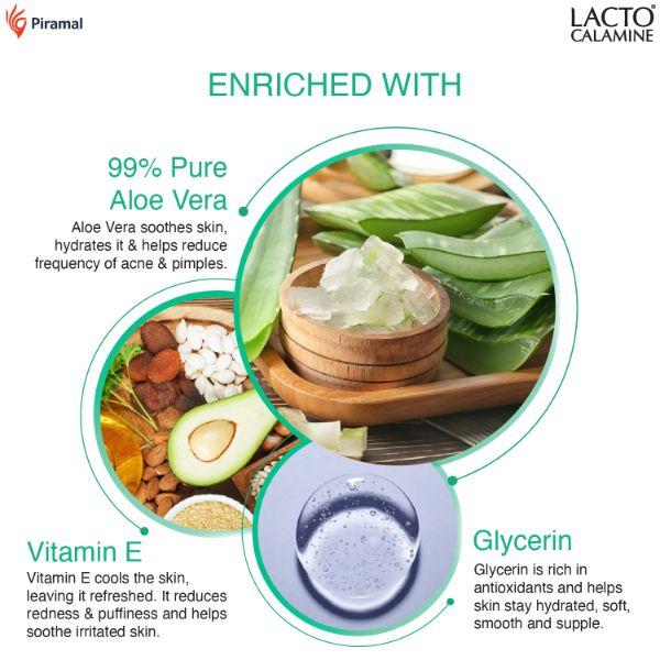Piramal Lacto Calamine Aloe Vera Gel 150 gm - Face Washes