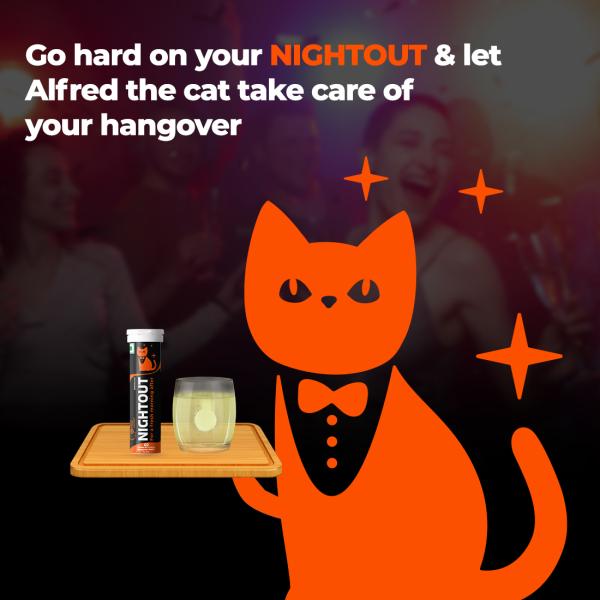 Fast&Up Nightout Tablet - Fizzy Lemon Flavour 10's - Energy Drinks