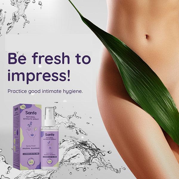 Sanfe Natural Intimate Spray - Lavendar & Tea Tree 50 ml - Intimate Care