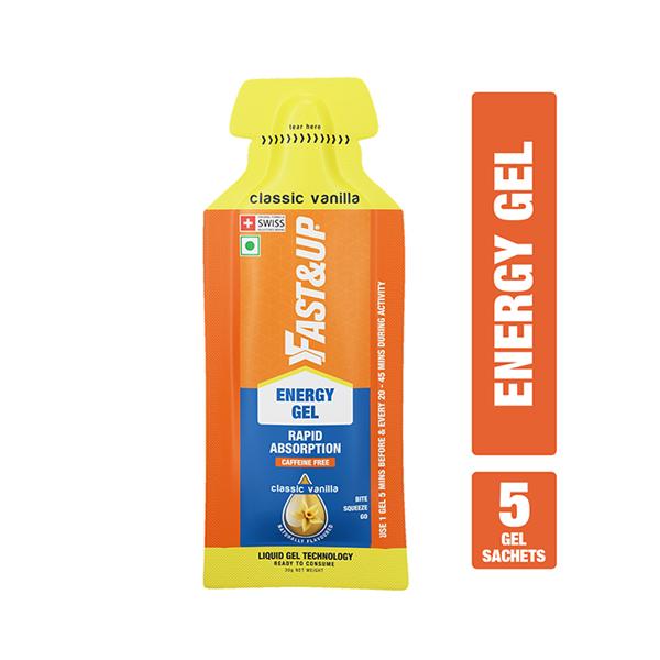 Fast&Up Energy Gel - Classic Vanilla 5's - Workout Essentials