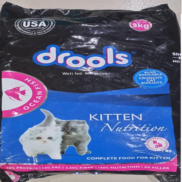 Drools Kitten Complete Nutrition Kitten Pet Food - Ocean Fish 3 kg - Petfood