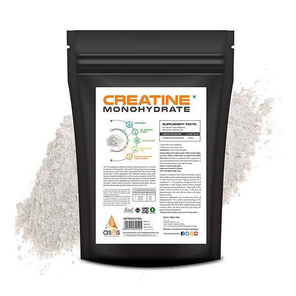 AS-IT-IS Nutrition Creatine (Monohydrate) Powder 500 gm - Workout Essentials