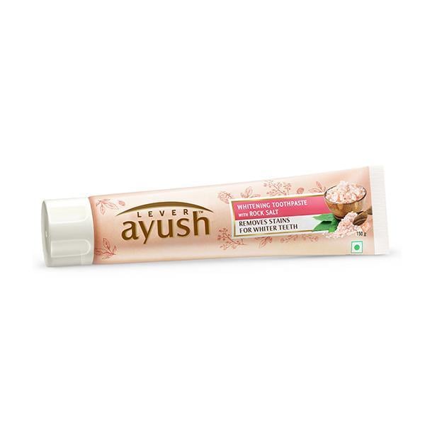 Lever Ayush Whitening Rock Salt Toothpaste 150 gm - Toothpaste