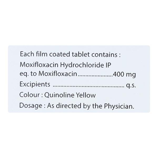 MOXIZEST 400mg Tablet 5's - Bacterial Infections-Qui
