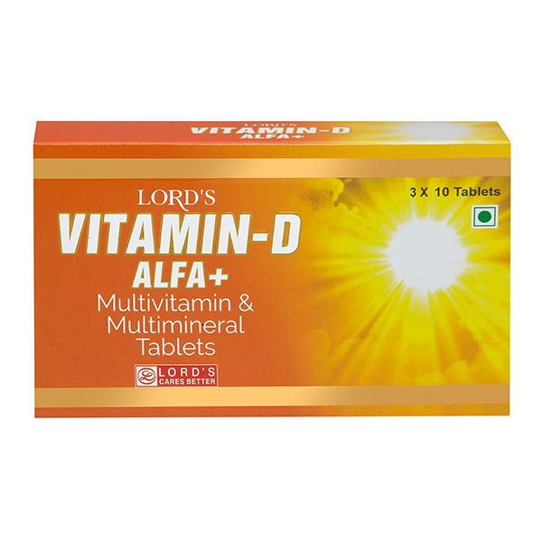 Netmeds | Lord's Vitamin-D Alfa+ Tablet (Pack of 3 x 10's)