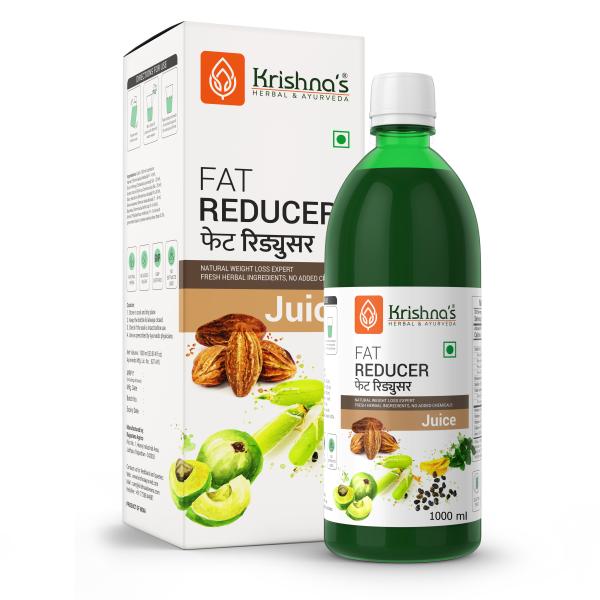 Krishna's Herbal & Ayurveda Fat Reducer Juice 1000 ml - Ayurvedic Juices
