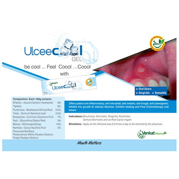 Venkat's Ulceecool Gel 10 gm - Foot Creams & Lotions