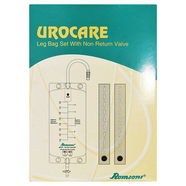Romsons Urocare Leg Bag Set (DB-1060L) 1's - Bags