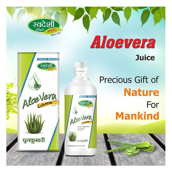 Swadeshi Ayurved Aloevera Juice 500 ml - Ayurvedic Juices