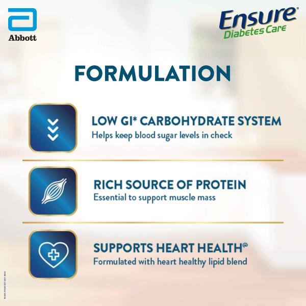 Ensure Diabetes Care Powder - Chocolate (Refill Box) 1 kg - Nutritional Supplement