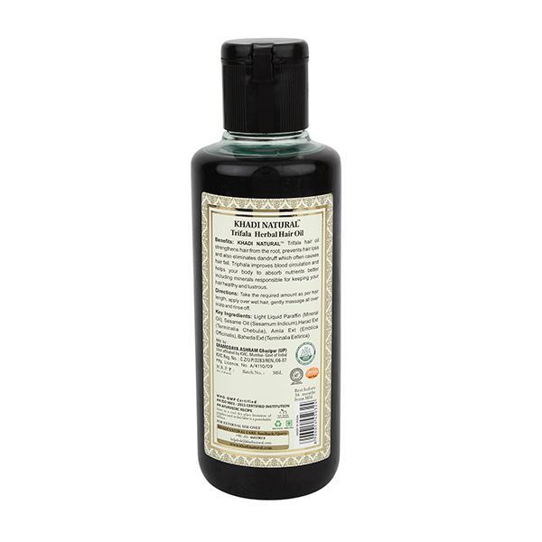 Khadi Natural Herbal Hair Oil - Trifala 210 ml - Hair Oils