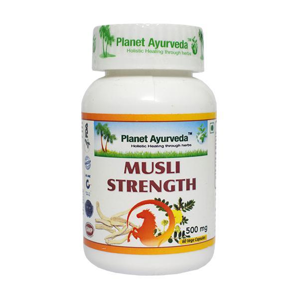 Netmeds | Planet Ayurveda Musli Strength Capsules 60's
