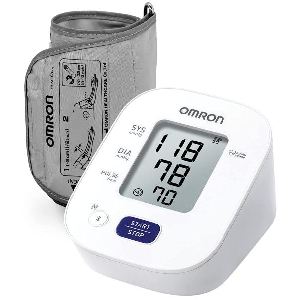 Omron Digital Blood Pressure Bluetooth Monitor With Cuff Wrapping (HEM 7140T1) - Health Monitors And Equipment
