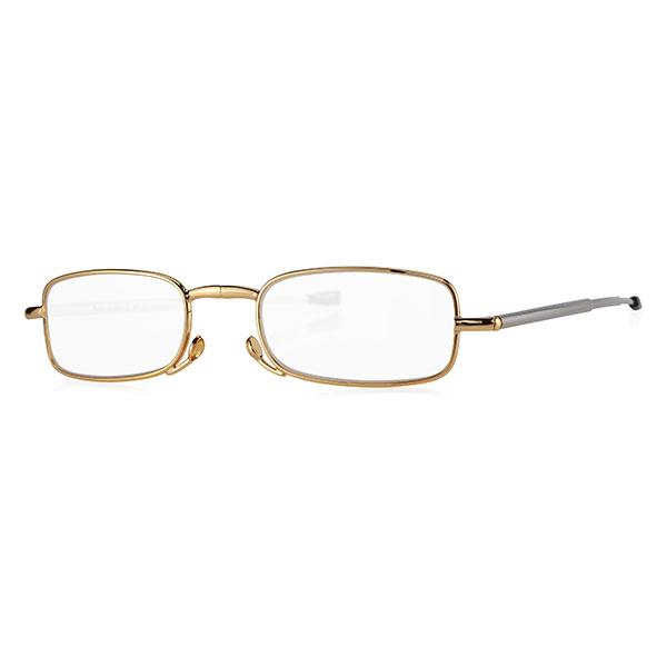 Netmeds | Klar Eye Fold Full Rim Metal Power K-5011 Reading Glass - Gold, 0.75 Power