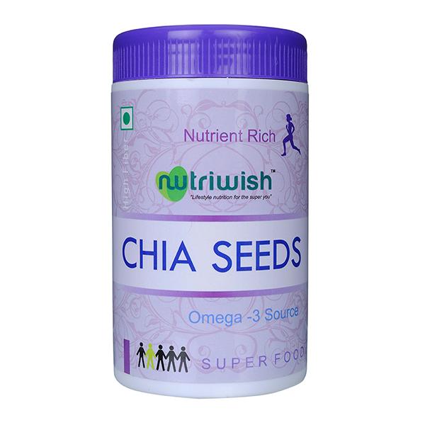 Nutriwish Chia Seeds 250 gm - Nutritional Bars